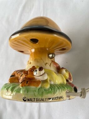 Walt Disney Night Light Lamp Vintage